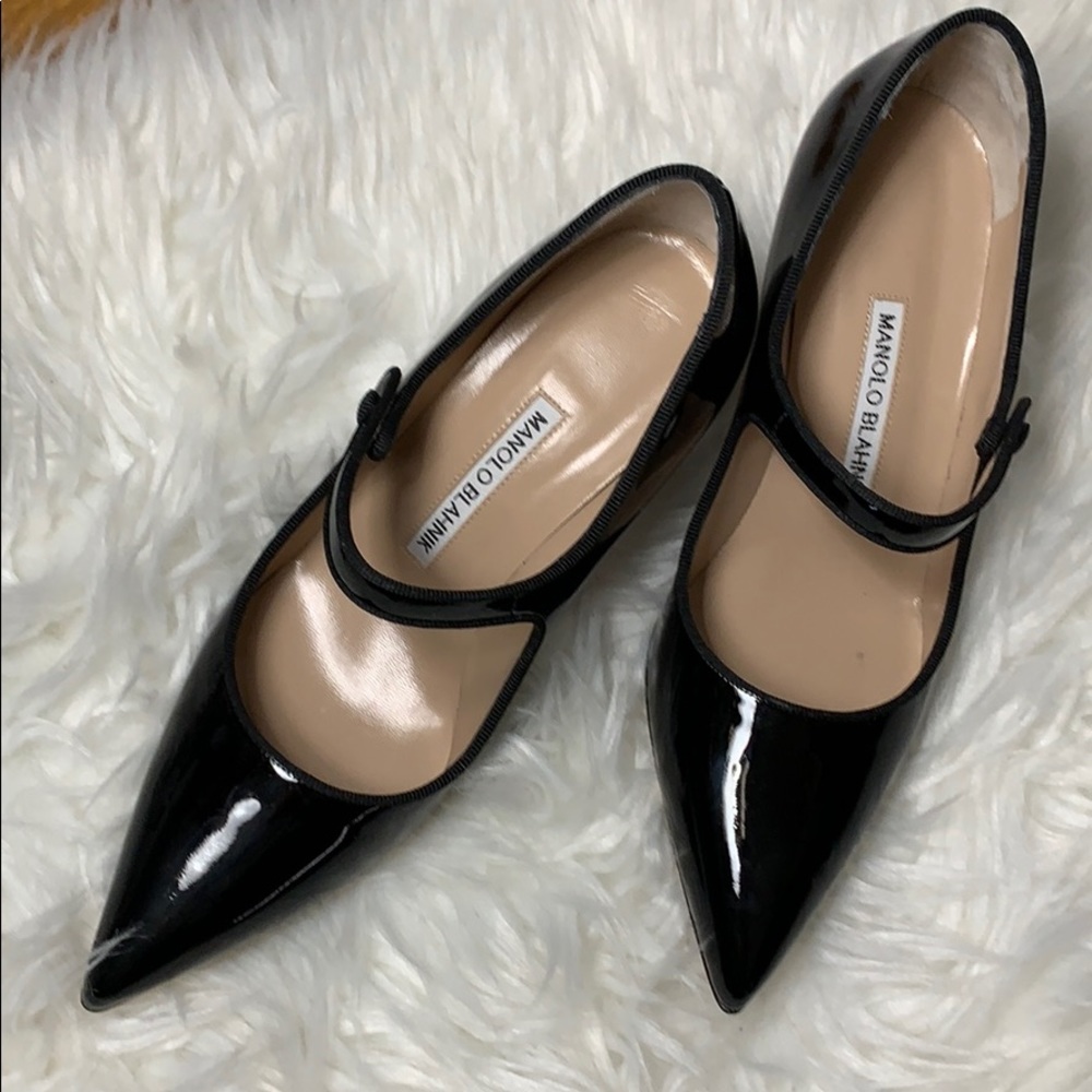 Manolo Blahnik Campari Mary Jane Pump Style - Picture 2 of 7